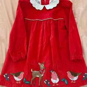 Mini Biden - Velvet Appliqué Dress - 2T - NWT